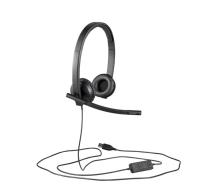 LOGITECH 981-001430 H570E Stereo Usb Çift Taraflı Headset Mikrofonlu Kulaklık - 1